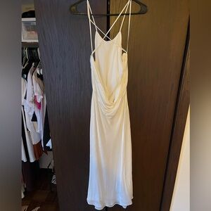 Bardot Mila Cowl Back Satin Slip Dress